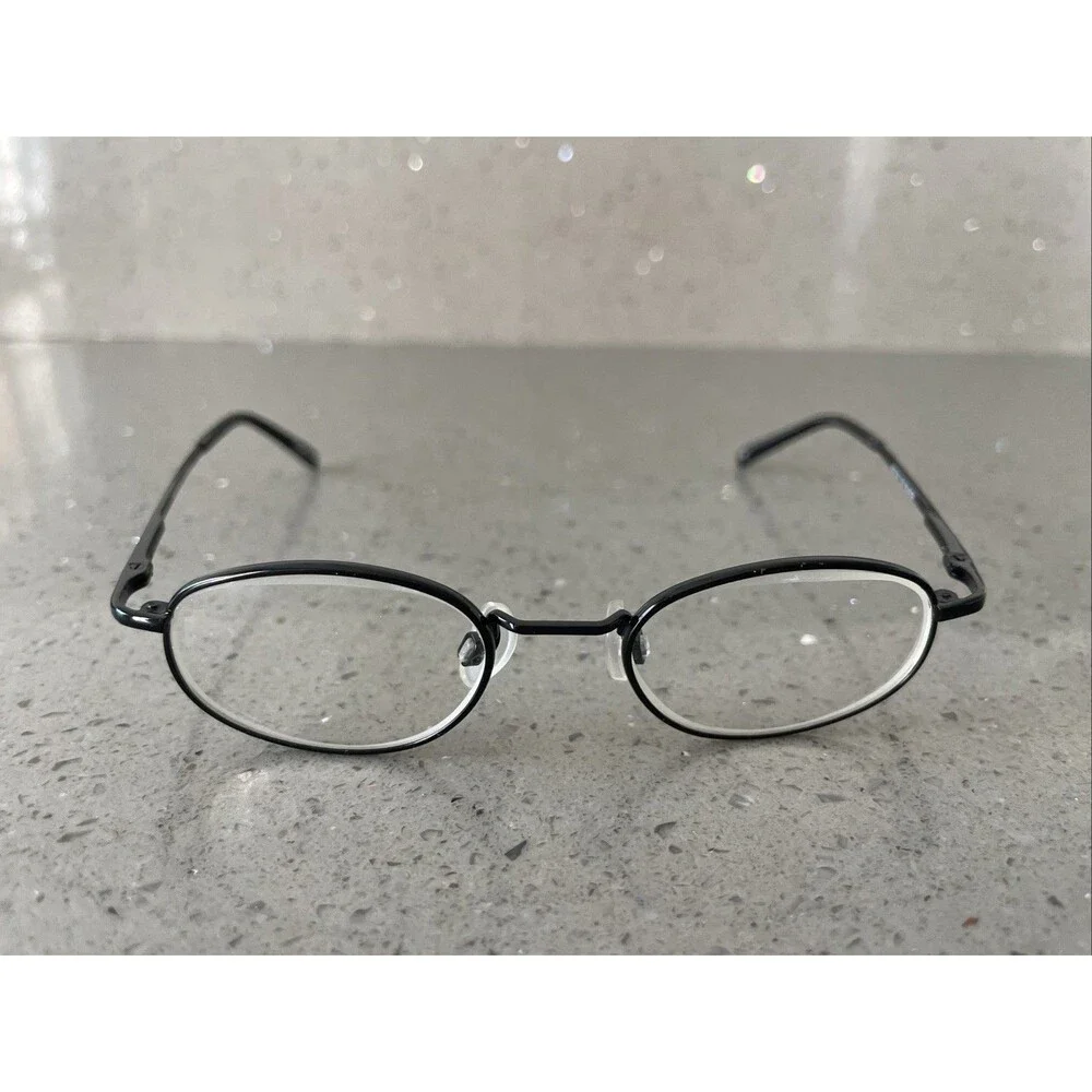 Modern PUMPKIN SKULL BLACK 40-16-120 Metal Full Rim Eyeglasses Frames ONLY oval